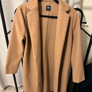 Zara Women's Camel Trench Coat